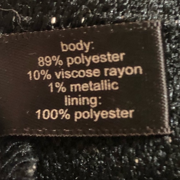 The Limited Black Shimmer Tweed Fit & Flare Dress - Picture 6 of 6